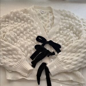 Urban Outfitters Sweater with Black Bows